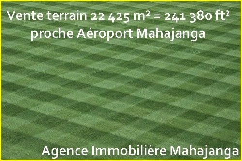 Mahajanga vente grand terrain proche aéroport